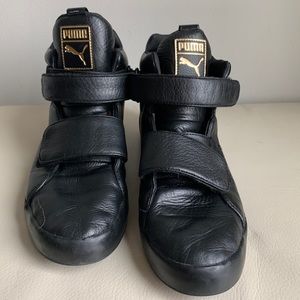 Black Puma High Tops